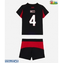 AC Milan Samuele Ricci #4 Hjemmedraktsett Barn 2025-26 Kortermet (+ Korte bukser)